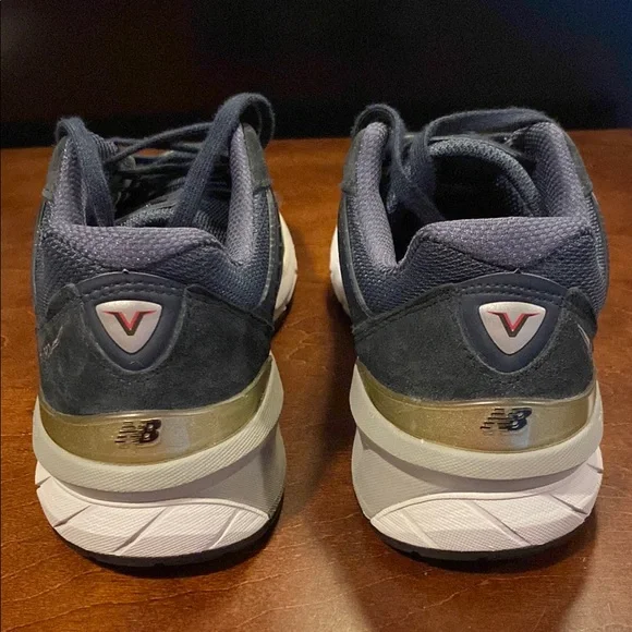 New Balance 990V5 Navy/Silver - Picture 4 of 7